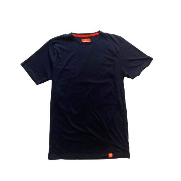 Main Orange Whale navy t-shirt